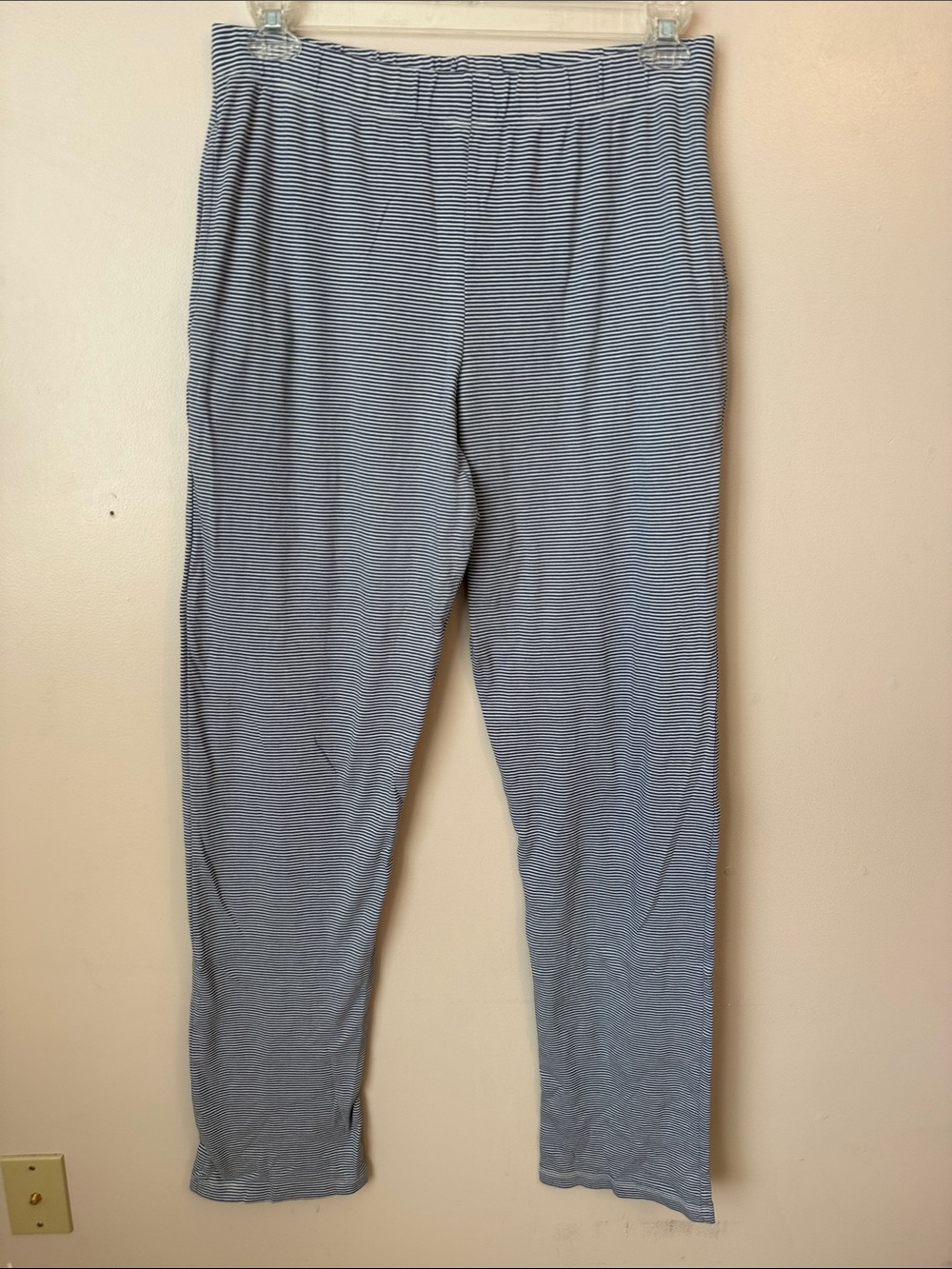 LAKE 100% Pima Cotton Striped Pajama‎ Pants Size Large EUC